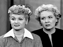 Lucy and Ethel pondering
