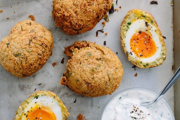 Cook them inside of falafel.