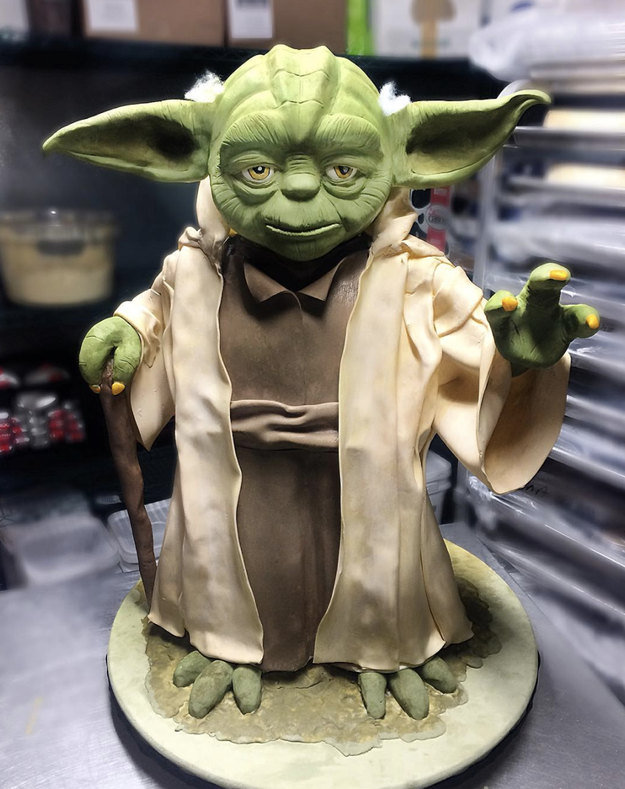 While this Yoda honestly looks better than the real one: