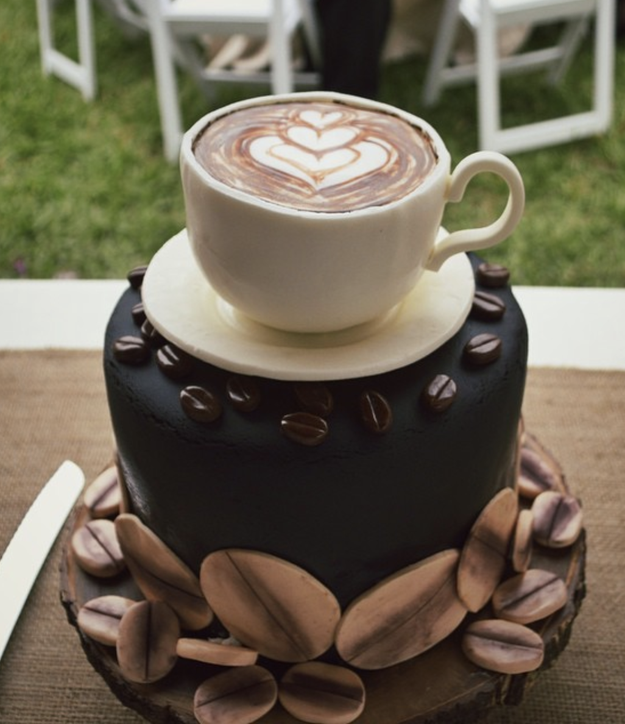 While this person deserves a raise for creating an entire latte using cake alone:
