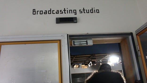 The school has everything an inspiring Idol would need. There's a broadcasting studio.
