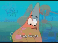 In Spongebob math: 10 Patricks = 10 undies! Get it now?