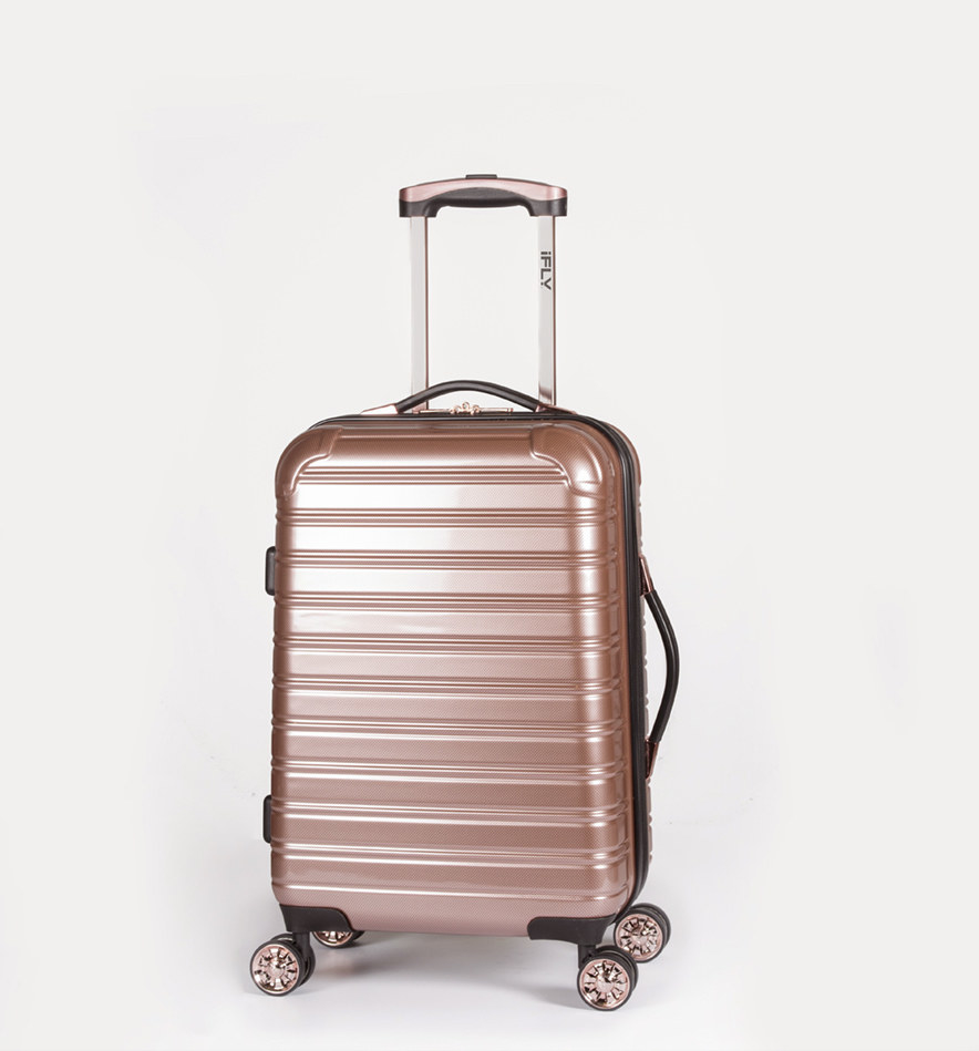 walmart rose gold suitcase