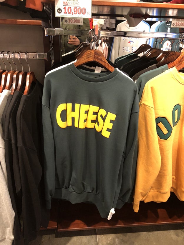 First and foremost, Seoul has CHEESE SHIRTS.