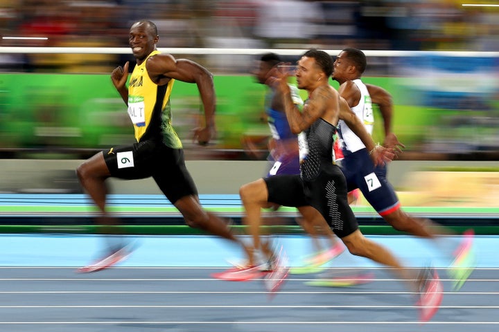 Usain Bolt of Jamaica secures his place as the fastest man in the world in 2016.