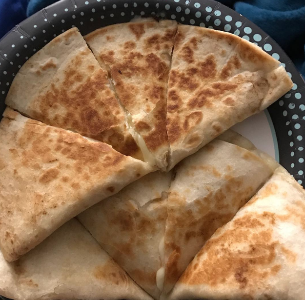 There's nothing more satisfying than some melted cheese inside a crisp tortilla.