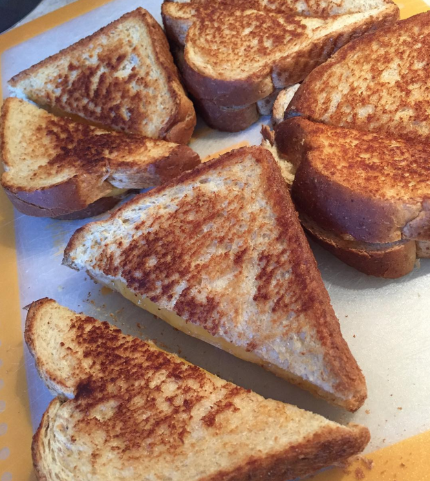 A simple grilled cheese always, always sounds good.