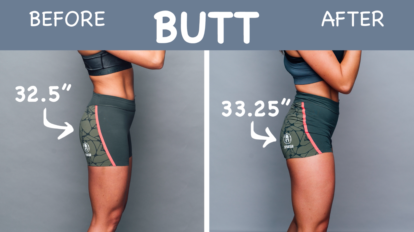 before and after squats 30 days