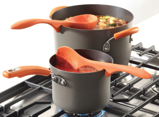 A lazy spoon and ladle set because spoon rests are obsolete and we're officially in the future.