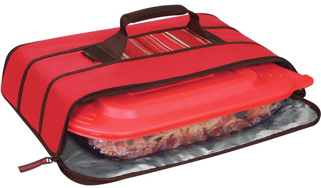 A durable potlucker with an easy-clean lining and radiant barrier to help seal in heat for hours.