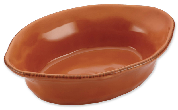 A 12-ounce au gratin dish that retains heat for the best baked recipes.