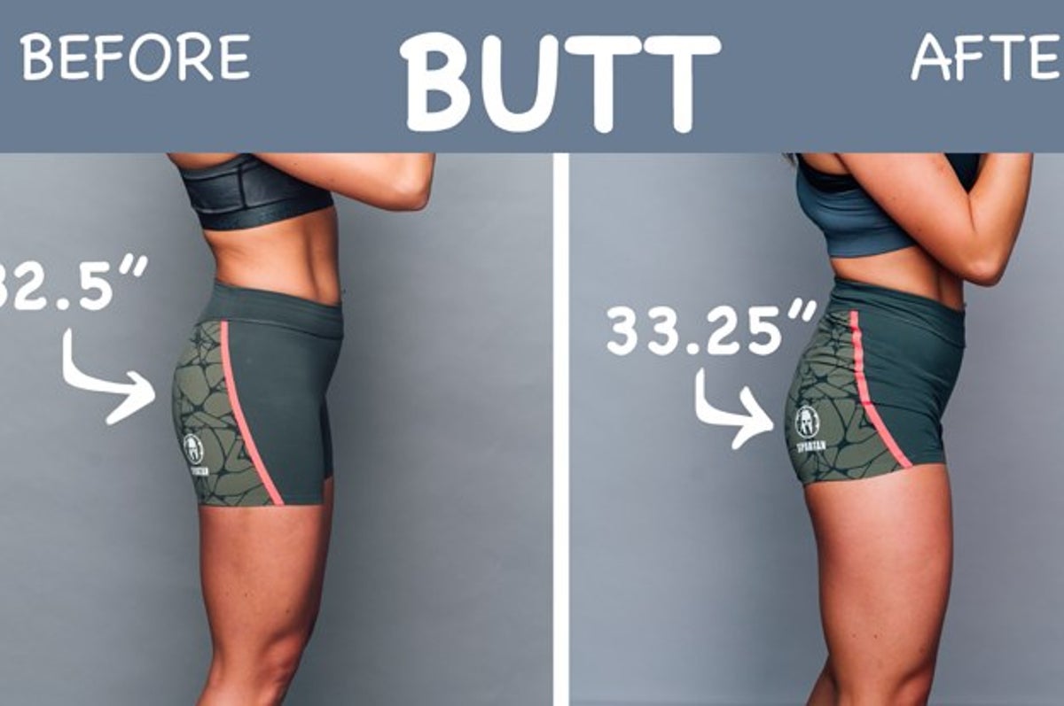 butt before and after squats