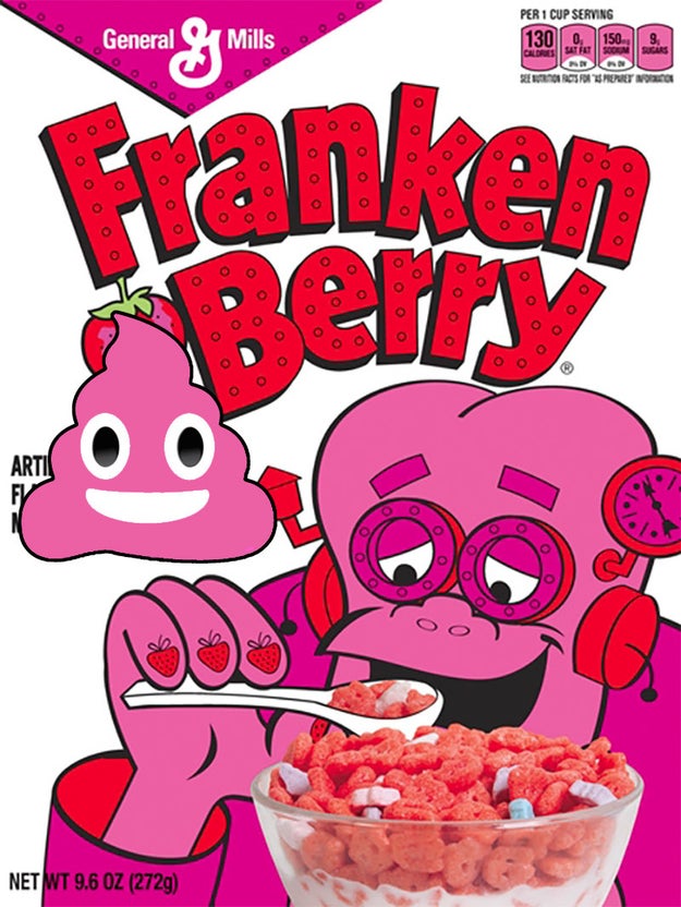 When it was first released, Franken Berry cereal was causing people to have pink poop.