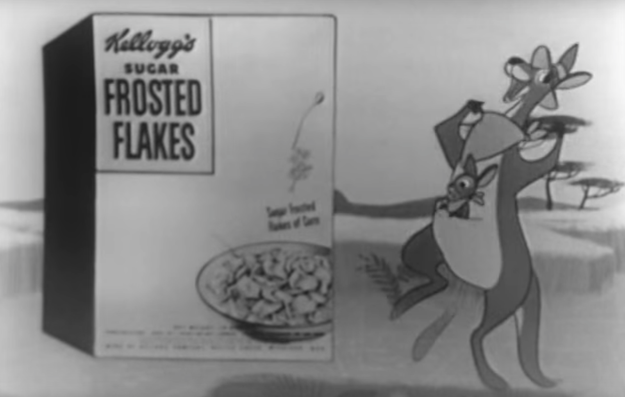 The Frosted Flakes mascot could've been Katy the Kangaroo, but Tony the Tiger outsold her.