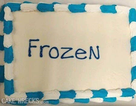 15 Homemade Frozen Themed Birthday Cakes That Tried They Really Tried