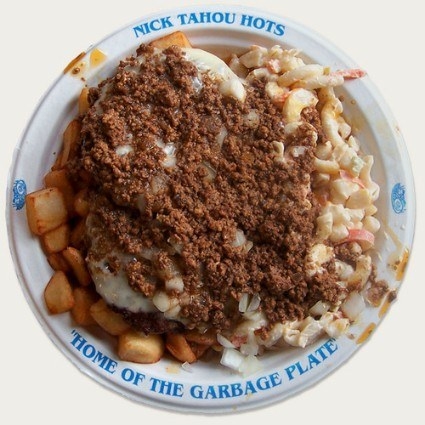 A garbage plate.