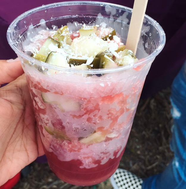 A Piccadilly snow cone.