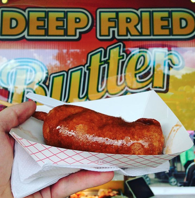 A fried stick of butter.