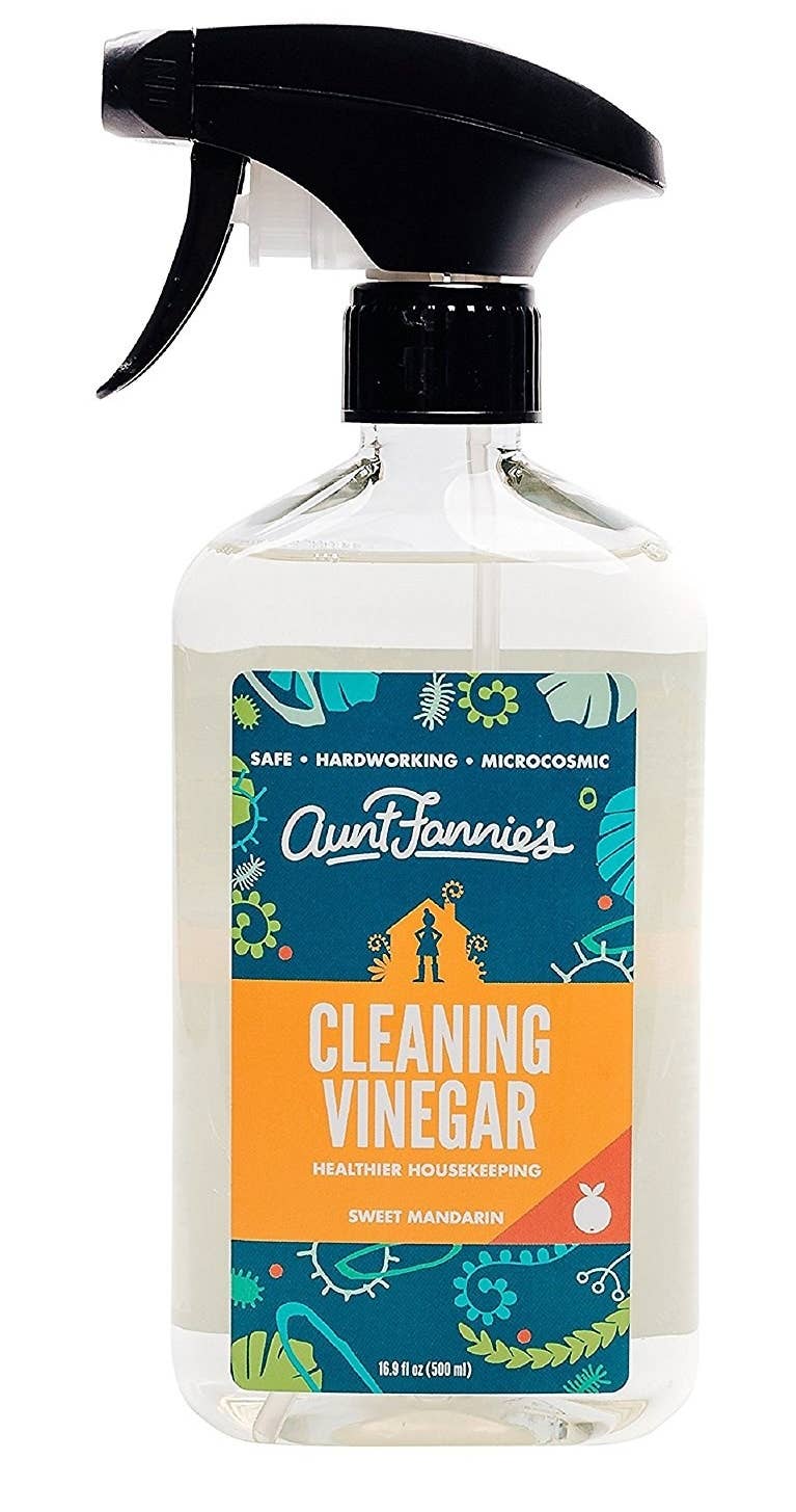 Aunt Fannie's All Purpose Cleaning Vinegar 16.9 Ounces, Multipurpose  Surface Spray Cleaner (Bright Lemon, Pack of 6) 