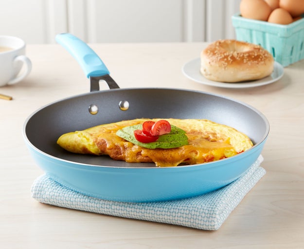 Know what kind of pan to use for what meals — and only use nonstick for things you need to, like making eggs or pancakes (things you don't need to crisp up).