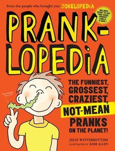 the cover of the book with a cartoon kid pulling boogers out of his nose