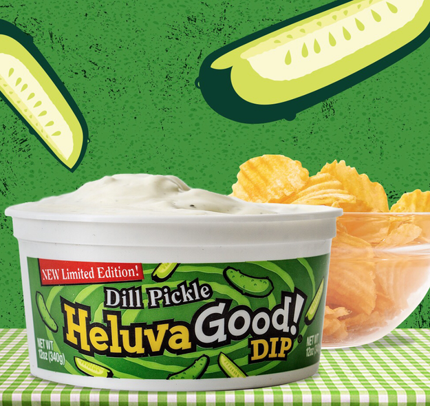 In case you hadn't heard, a new blessing (or curse, depending on how you feel about pickles) has hit the marketplace: DILL PICKLE DIP.