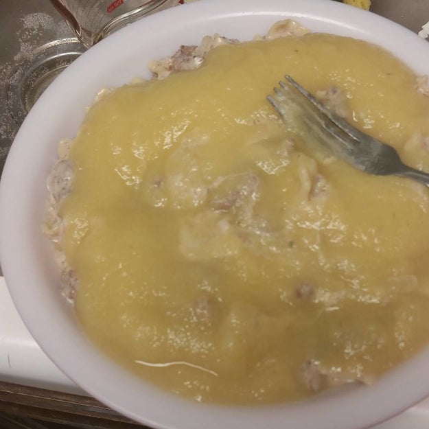 This person who mixes applesauce and Hamburger Helper.