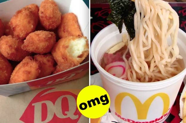 Weirdest Fast Food Items Around The World 2010s