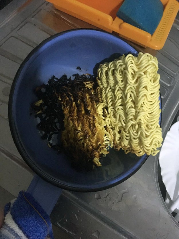 First of all, there's not knowing how to make ramen, and then there's REALLY not knowing how to make ramen: