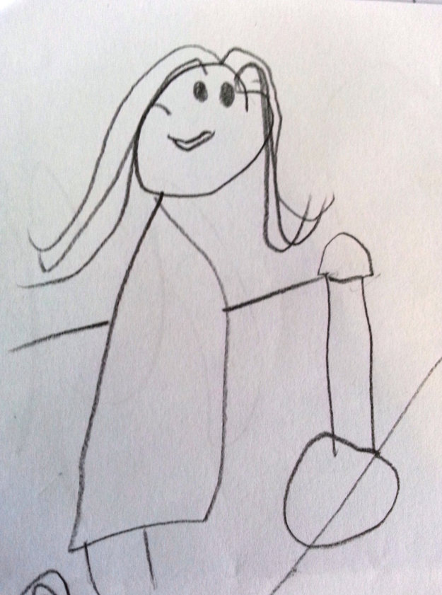 But sometimes when they draw a "shovel," it looks like something totally different to adults.