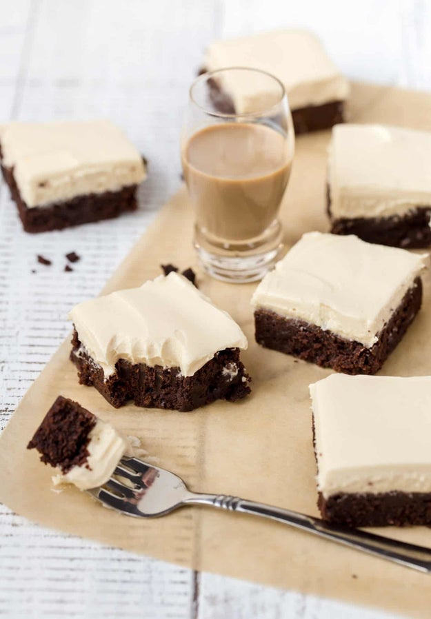 Irish Cream Brownies