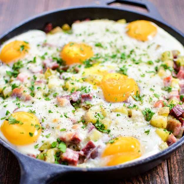 Corned Beef Hash and Eggs