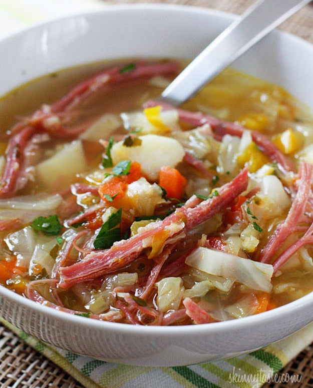 Corned Beef and Cabbage Soup
