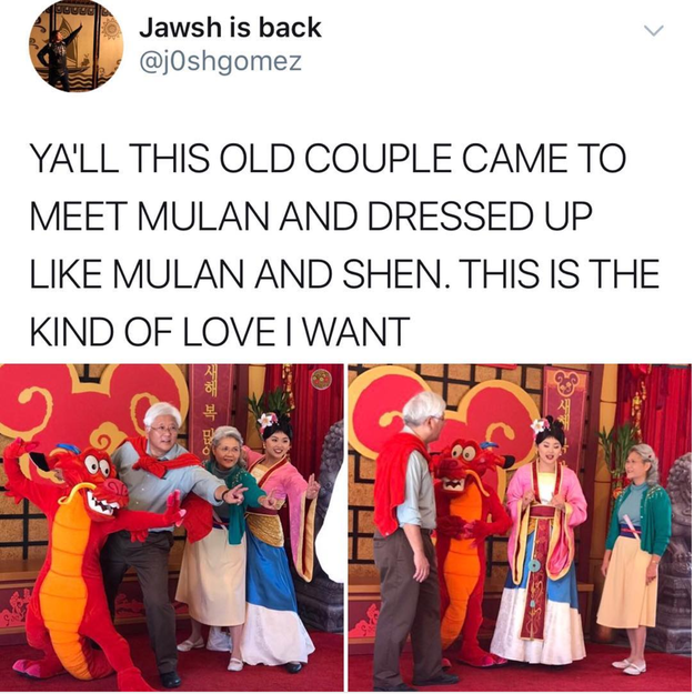 Remember a Mulan kinda love: