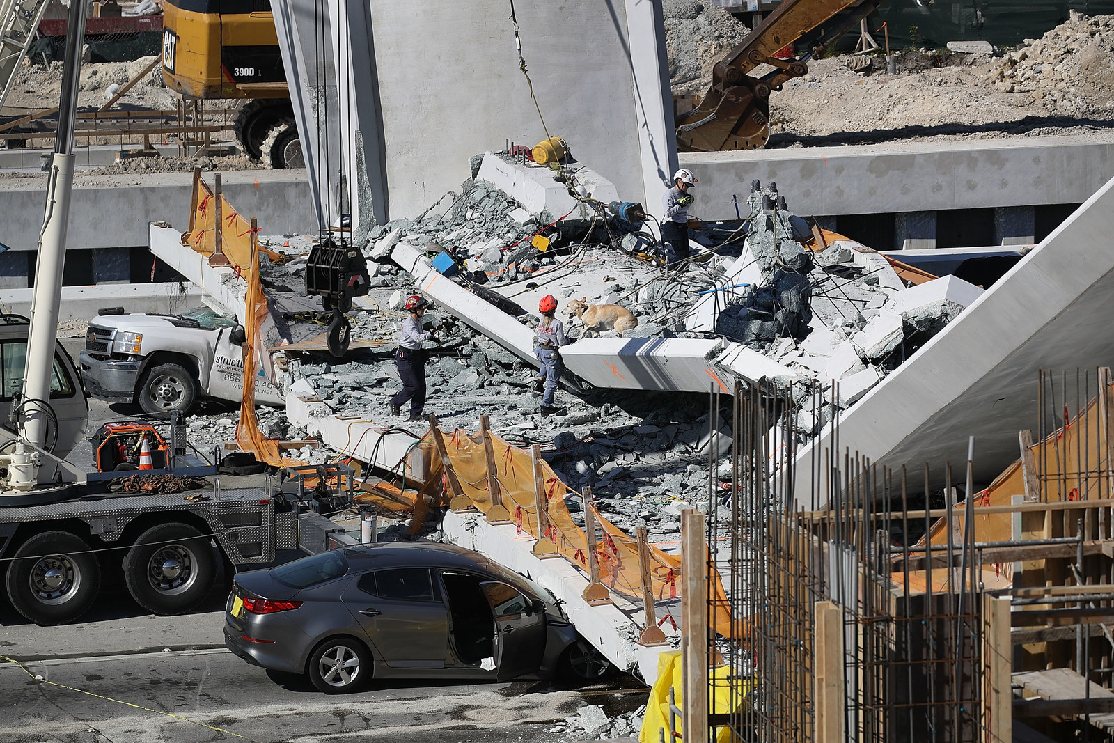 Companies Involved In The Collapsed Florida Bridge Faced Previous