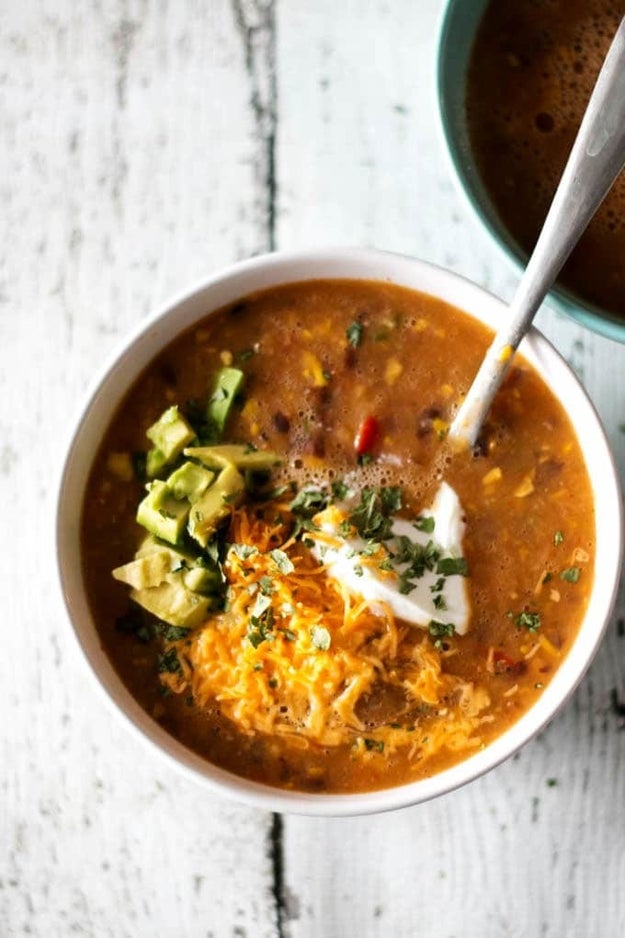 And this Taco Soup recipe from Blender Happy is known as a ~ conversion recipe ~ ie – one that makes people go 'woah, I'm going to buy this blender!'