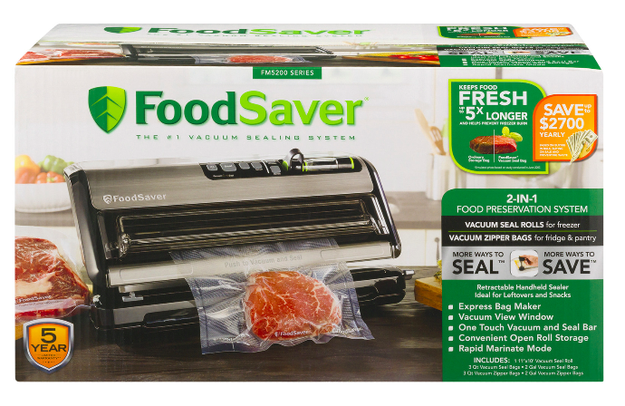 A vacuum sealer perfect for sous vide cooking and keeping large amounts of food fresh for a long, long time. This is great if you like to buy in bulk!