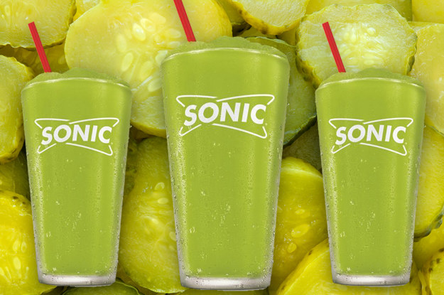 Folks, pickle juice slushies (technically, "slushes") are coming to a Sonic Drive-In near you this summer and I honestly don't know if this is awesome or questionable.