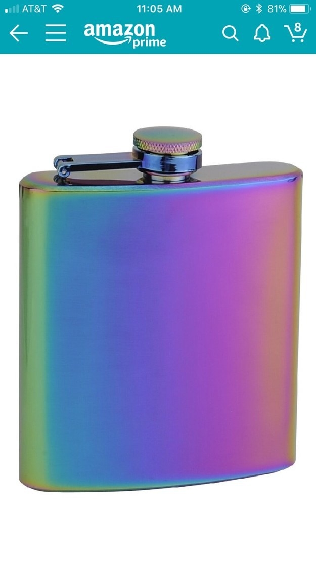 rainbow flask