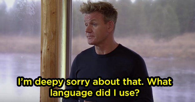 Gordon responded sarcastically, of course, and then asked why he felt that way: