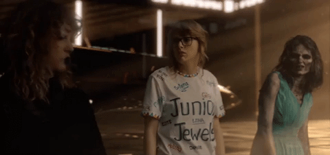 So in order for Karlie's name to have been omitted on purpose, the pair must have somehow had time in the space of a couple of weeks to have a monumental bust up so severe that Taylor decided to spontaneously incorporate it into her art. Given how much time and attention Taylor gives to every last part of her videos, this seems unlikely.