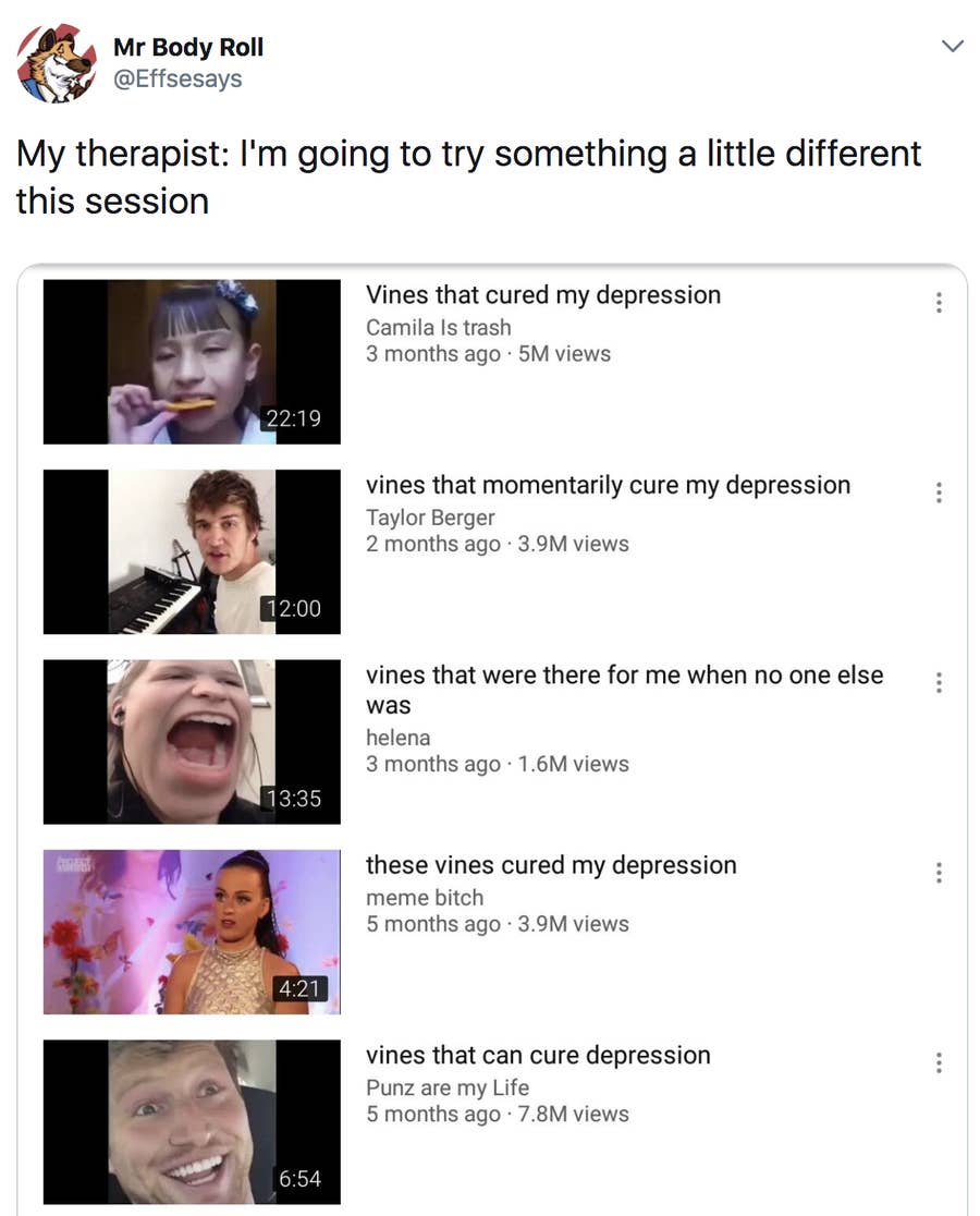 19 Tweets You Ll Only Laugh At If You Ve Been To Therapy Reflecting on the highs and lows of therapy, we've rounded up 35 relatable tweets about seeing a. 19 tweets you ll only laugh at if you