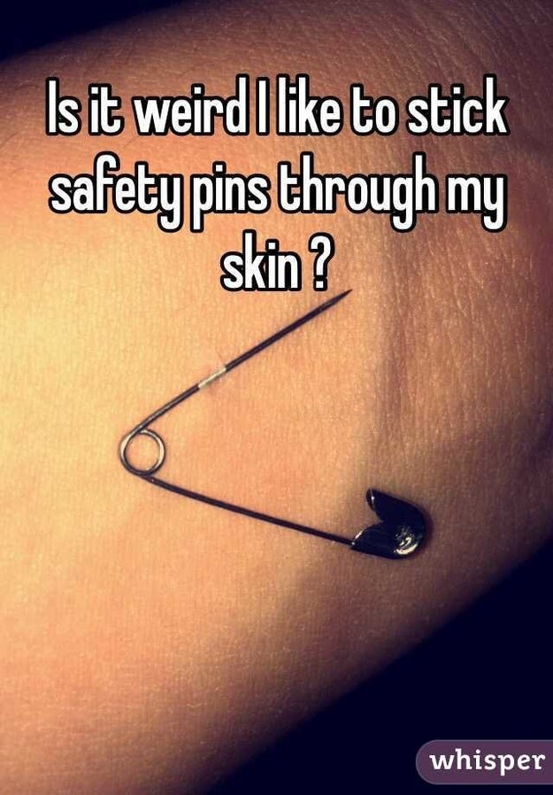 Every kid who put a pin through their skin? They're all in jail now.
