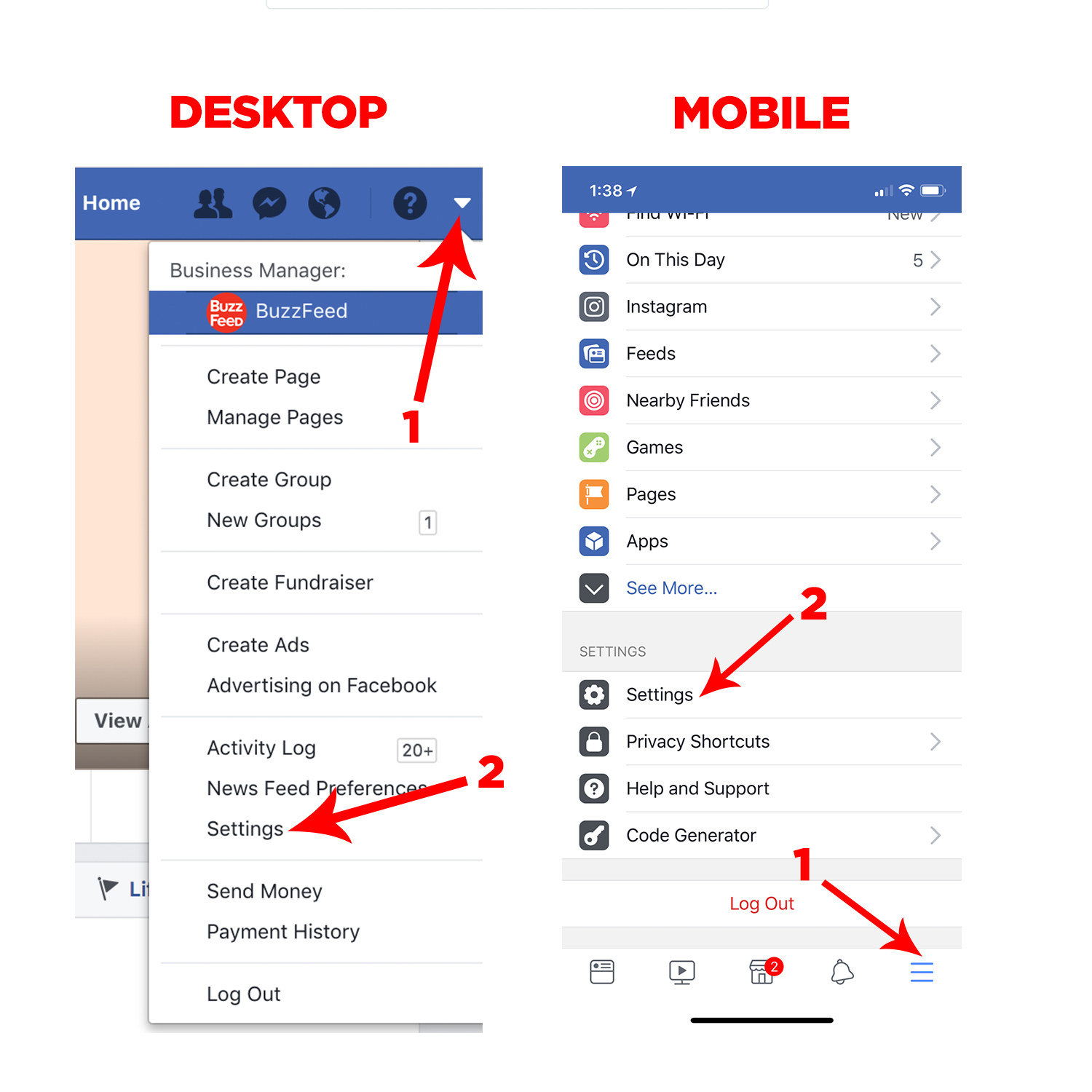 how to change app settings facebook messenger