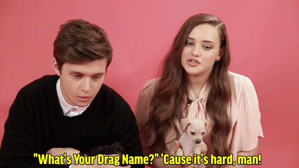 KL: "What's Your Drag Name?" 'Cause it's hard, man! NR: I'd get onboard with that, "Drag Name!" "What Breed Of Dog Are You?" — I feel like that's a simple one!KL: I have a temporary drag name but...NR: What's your temporary drag name?KL: I don't know if I can swear on BuzzFeed, so...