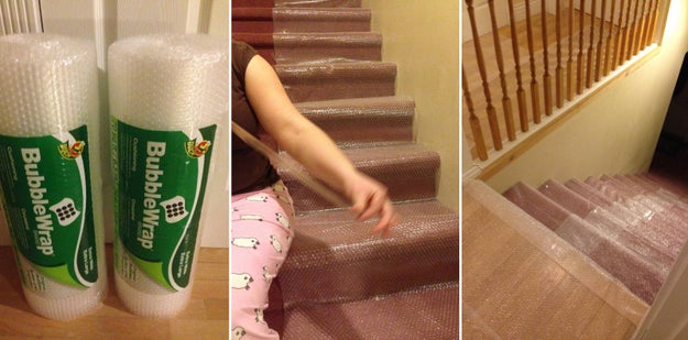 These parents who came up with a fool-proof plan to prevent their children from sneaking downstairs to peek at their Christmas presents.