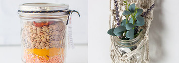 16 Clever Things To Do With All Those Empty Jars You've Been Hanging Onto