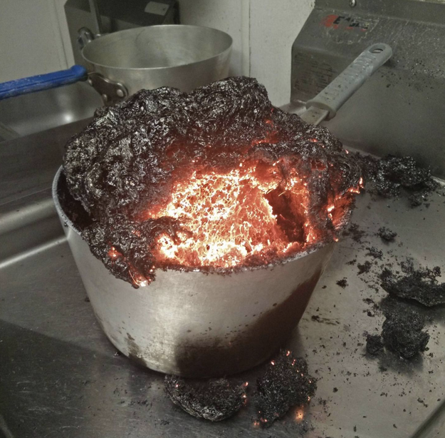 Is this burnt caramel or the molten core to an alien planet?