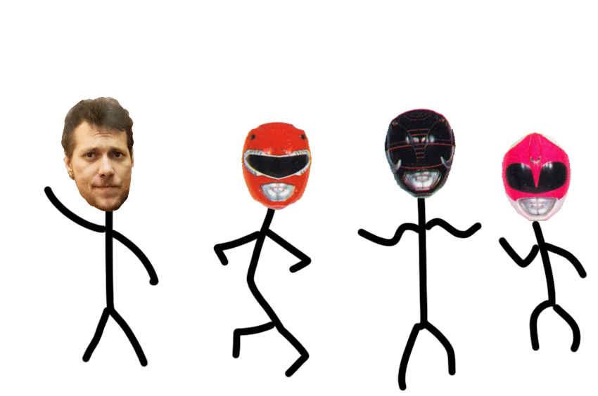 Tengo dos amigos más, pero no me cabían en el gif.