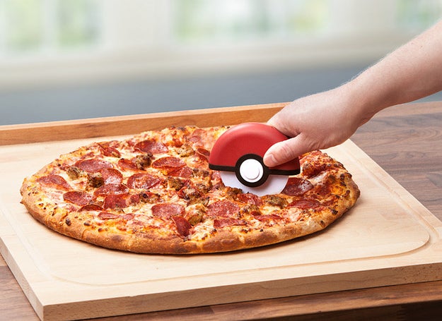 A Poké Ball pizza cutter you might as well just buy because it's a combination of your two fave things.